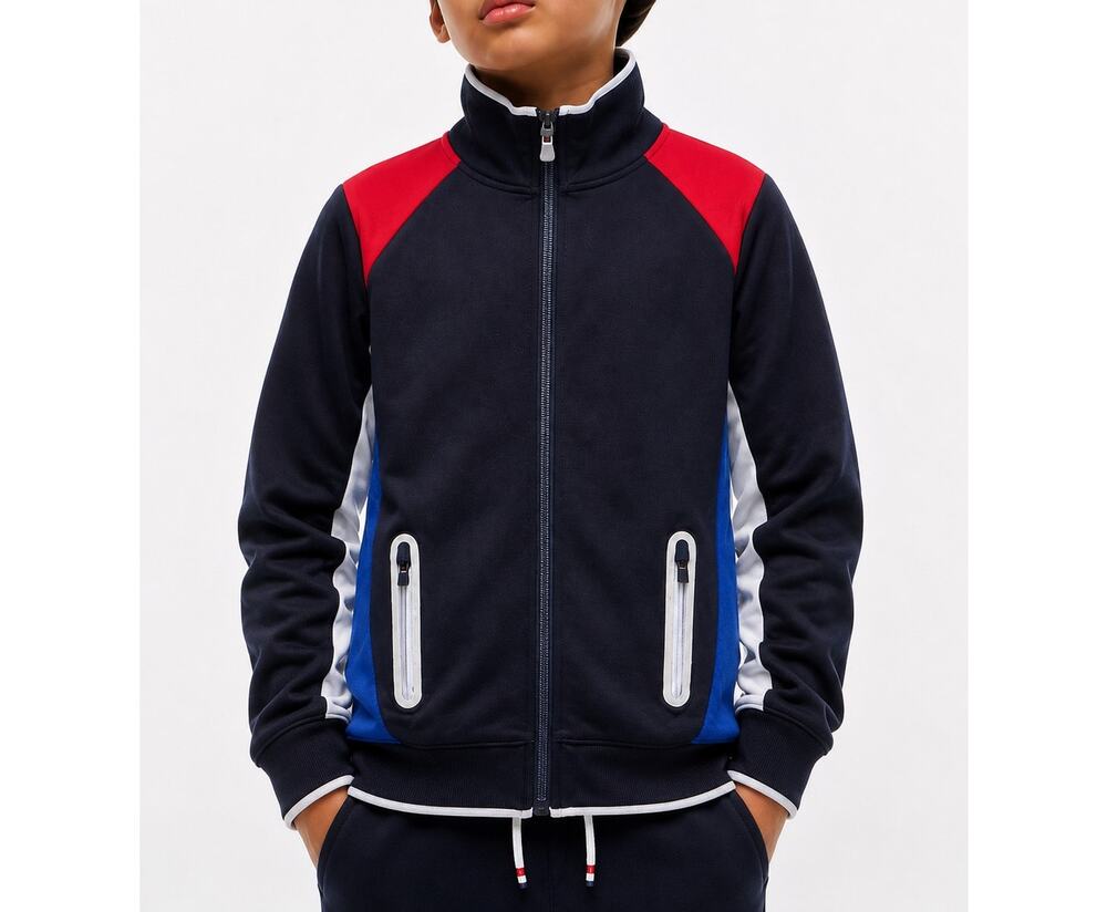Tommy Hilfiger Sport Kids Boys SzL Track Active Jacket Full Zip Colorblock NWT